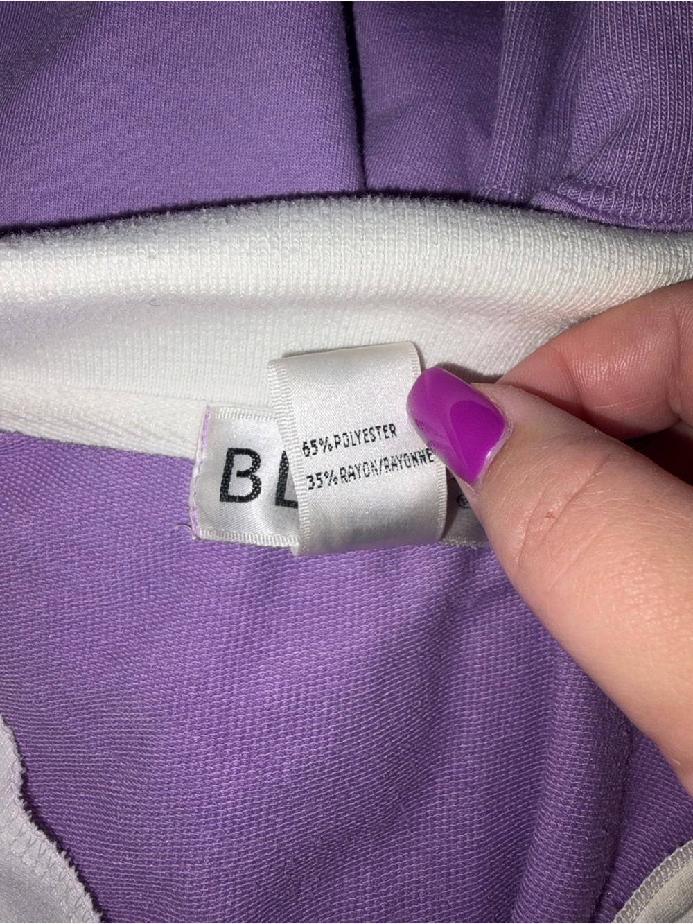 🆕💜Blast Lavender Embroidered Half Zip Sweatshirt Women’s 1X Plus - Picture 11 of 11